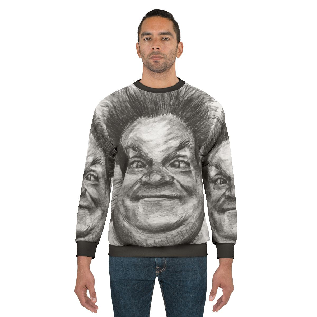 Chris Farley Portrait Sketch Sweatshirt
