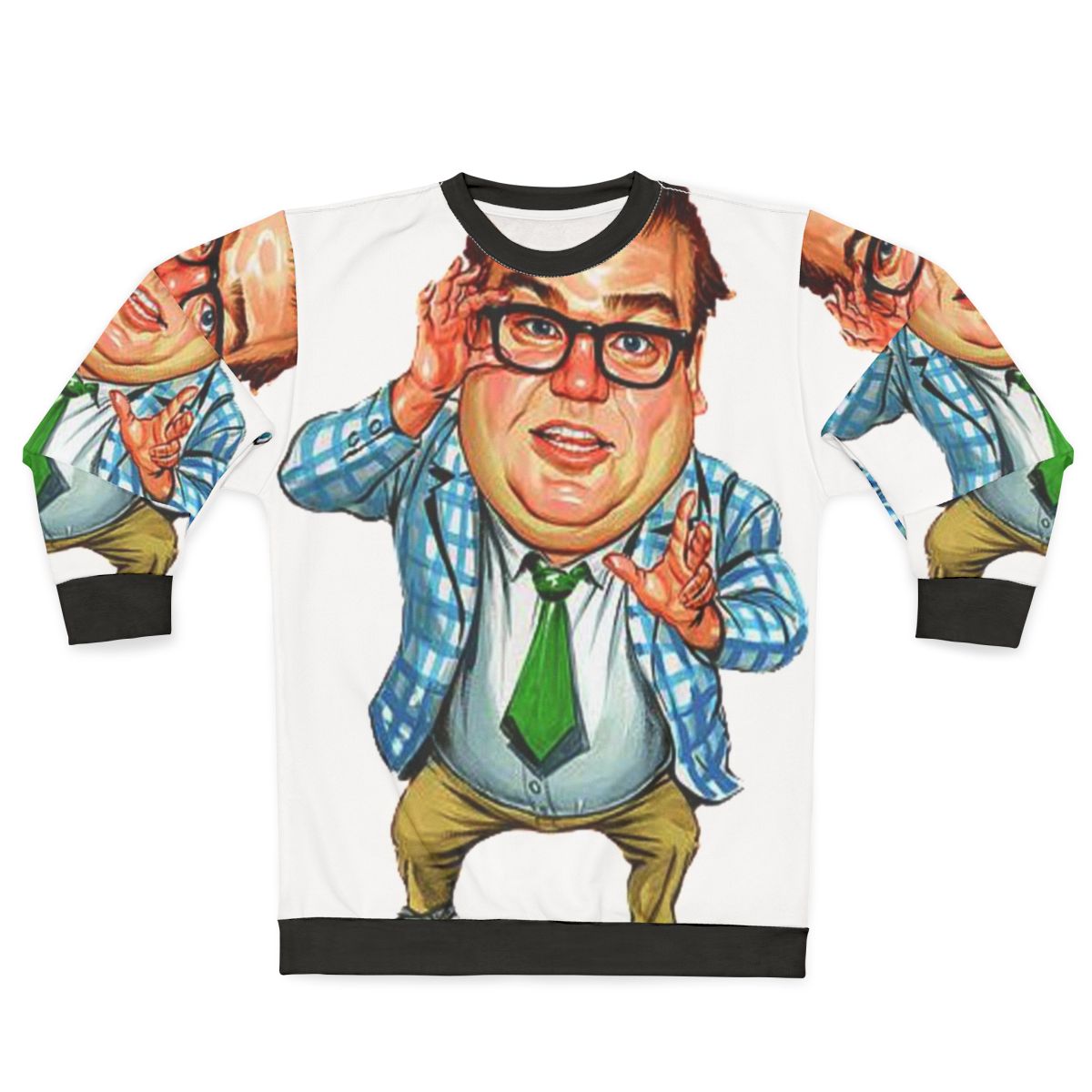 Classic Chris Farley Sweatshirt - Iconic 90s Comedy Apparel