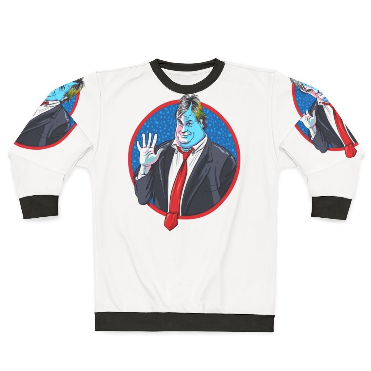 Chris Farley Comedy Sweatshirt - Iconic TV Show Sketch Art