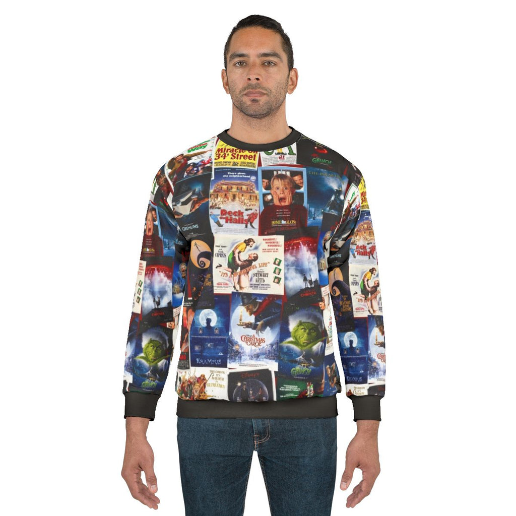 Movie Collage Christmas Sweatshirt