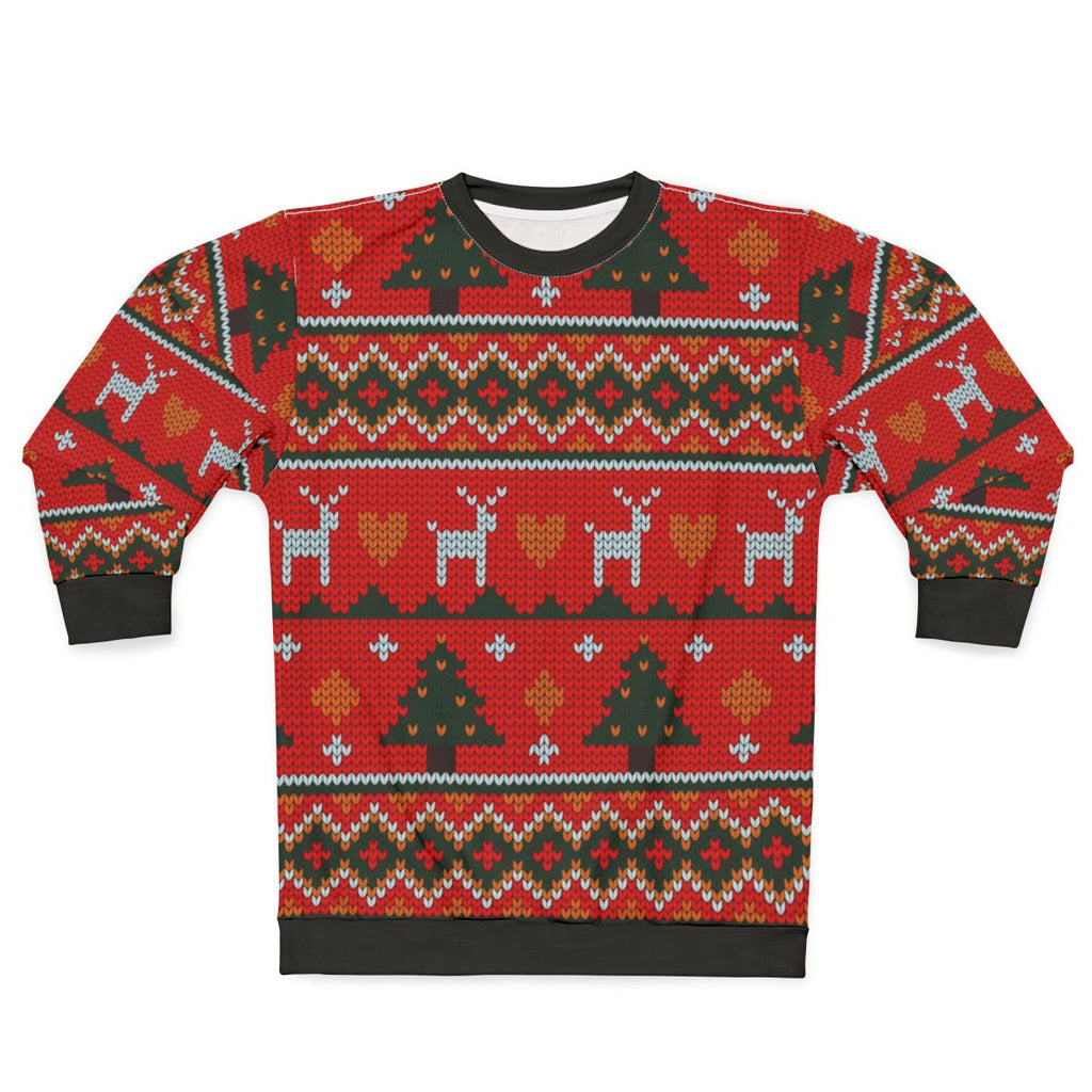 Christmas knit pattern sweater
