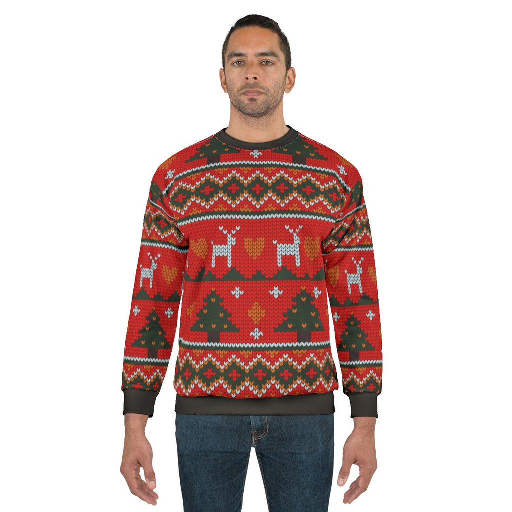 Christmas knit pattern sweater