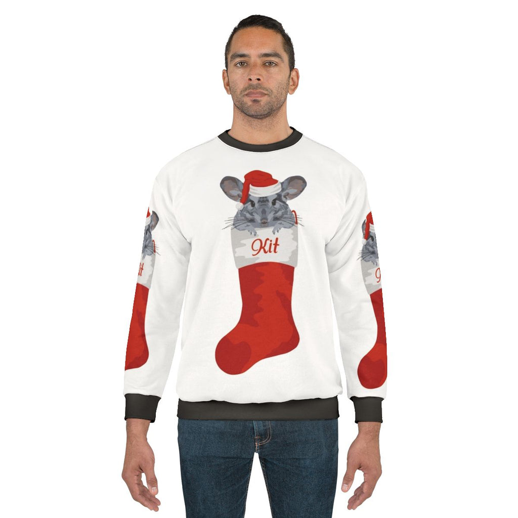 Personalized Christmas Chinchilla Sweatshirt