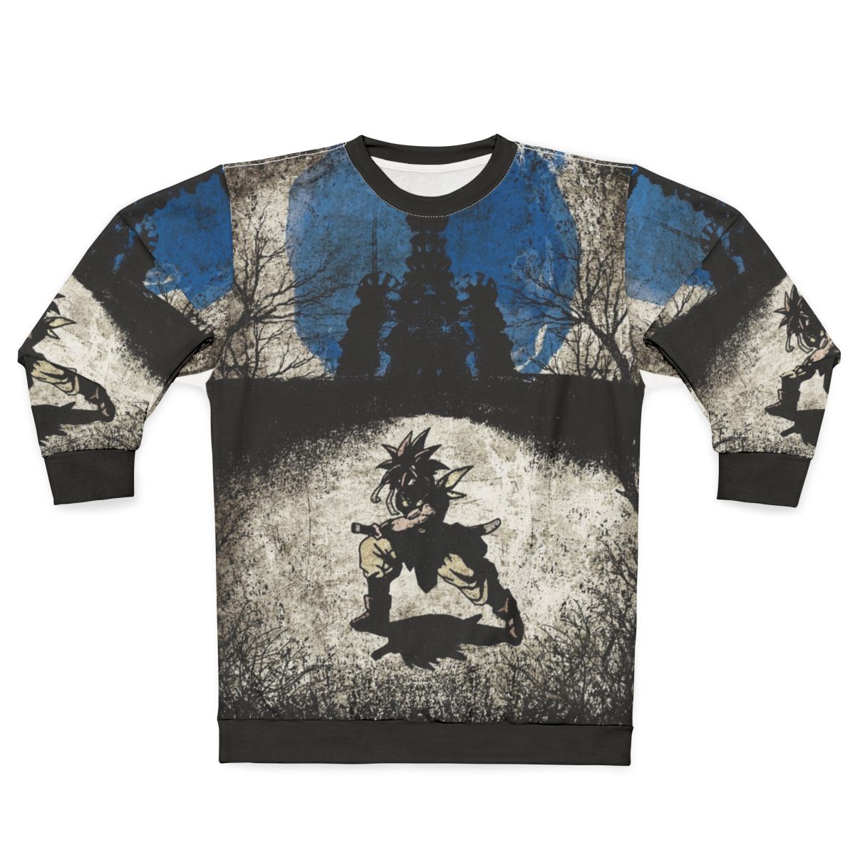 Chrono Trigger Silent Protagonist Minimalist Art Sweatshirt
