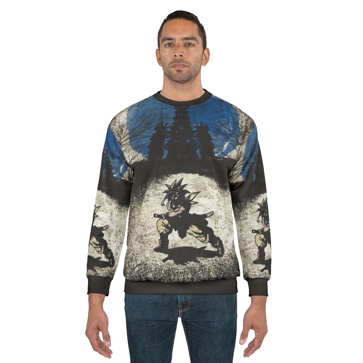 Chrono Trigger Silent Protagonist Minimalist Art Sweatshirt
