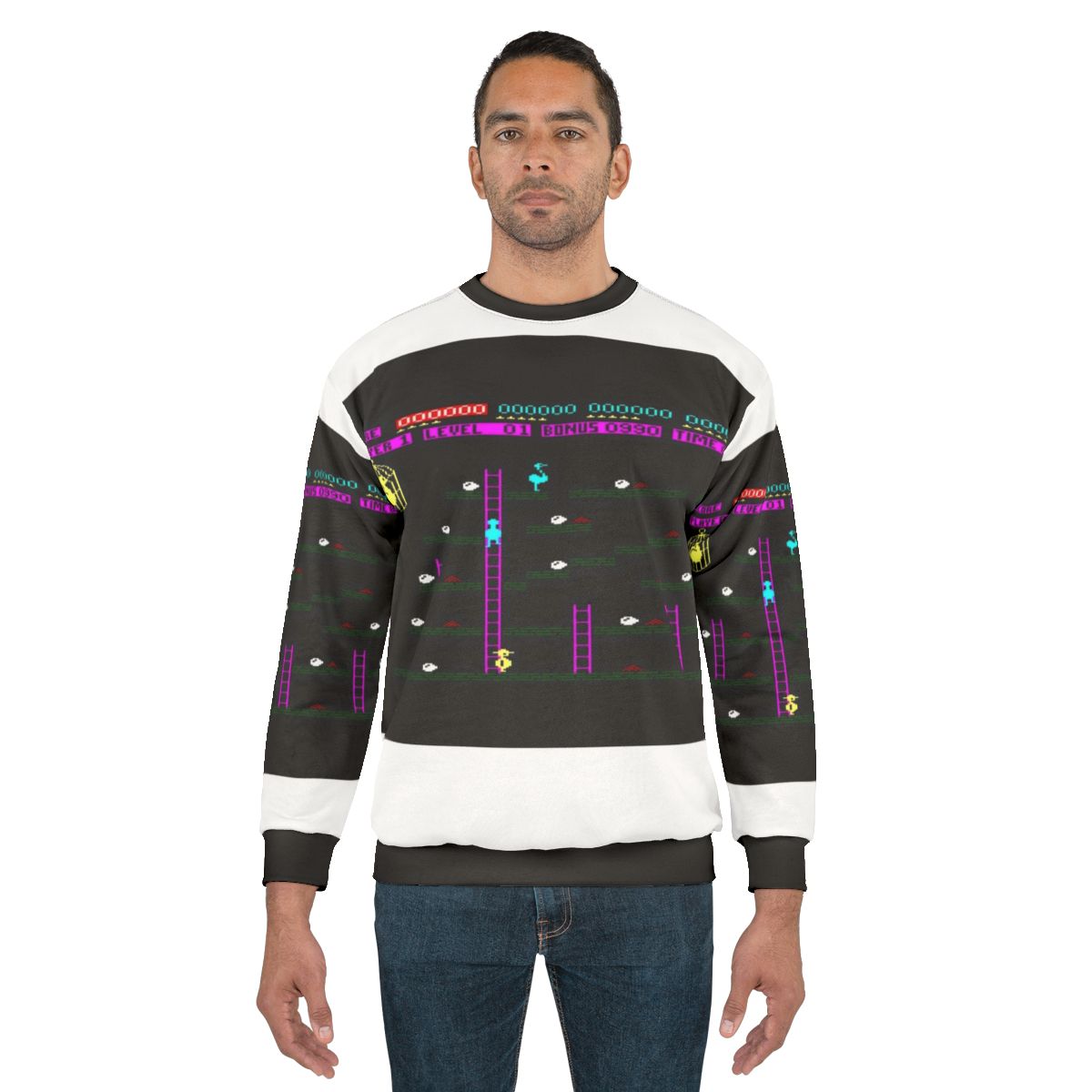 Chuckie Egg Amstrad CPC Retro Gaming Sweatshirt