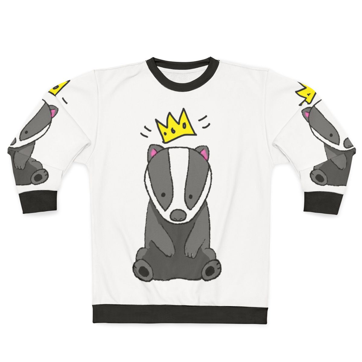 "King of the Badger" Chunt sweatshirt featuring the shapeshifting character from the Hello from the Magic Tavern podcast