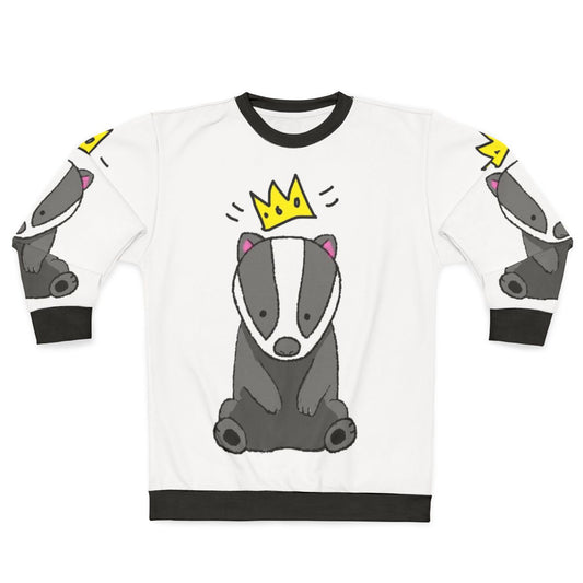 "King of the Badger" Chunt sweatshirt featuring the shapeshifting character from the Hello from the Magic Tavern podcast