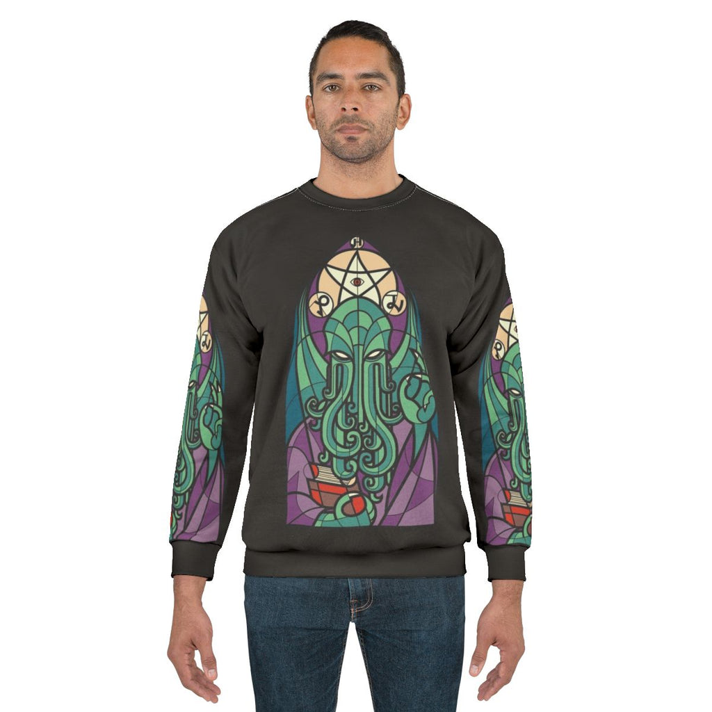 Church of Cthulhu Sweatshirt featuring Cthulhu inspired design
