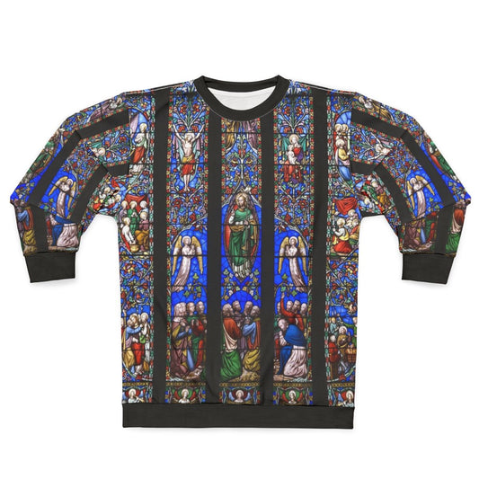 Church Stained Glass Window Sweatshirt