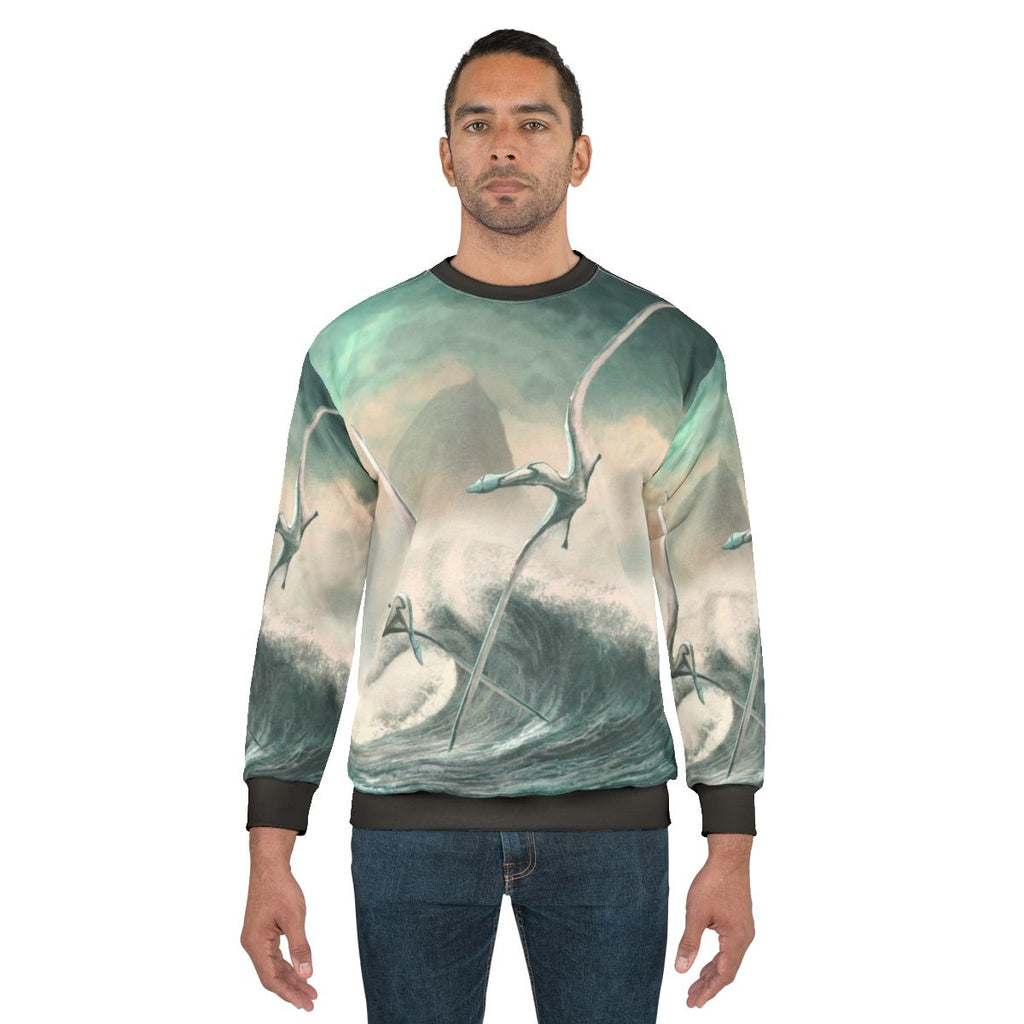 Cimoliopterus prehistoric pterodactyl sweatshirt