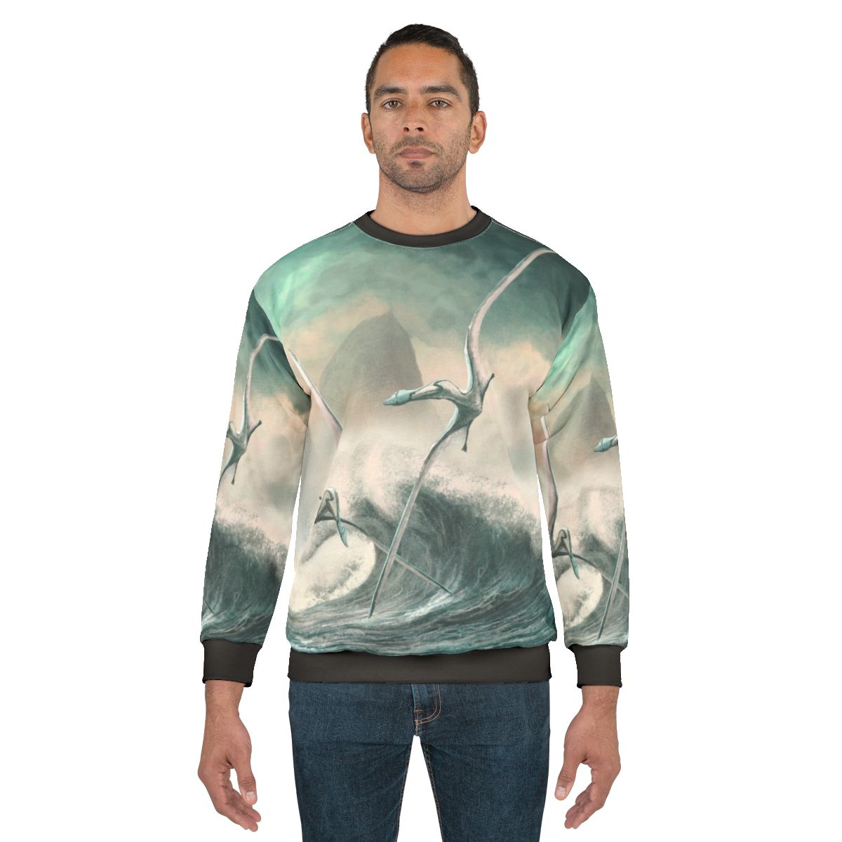 Cimoliopterus prehistoric pterodactyl sweatshirt