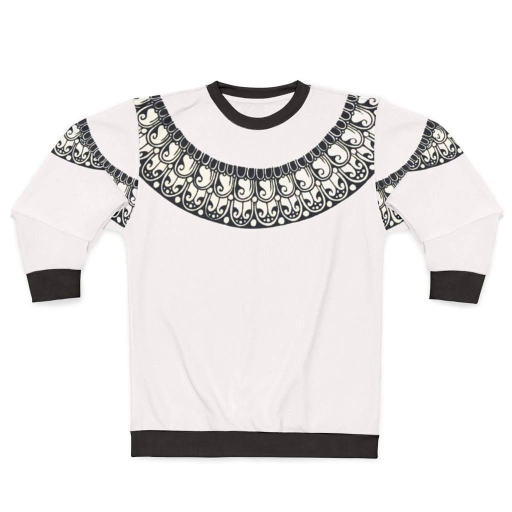Circle Sweatshirt with Vibrant Patterns