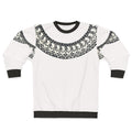 Circle Sweatshirt with Vibrant Patterns