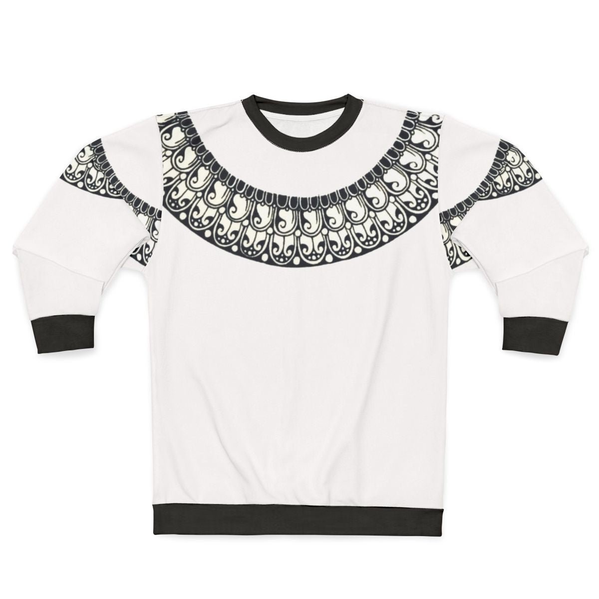 Circle Sweatshirt with Vibrant Patterns