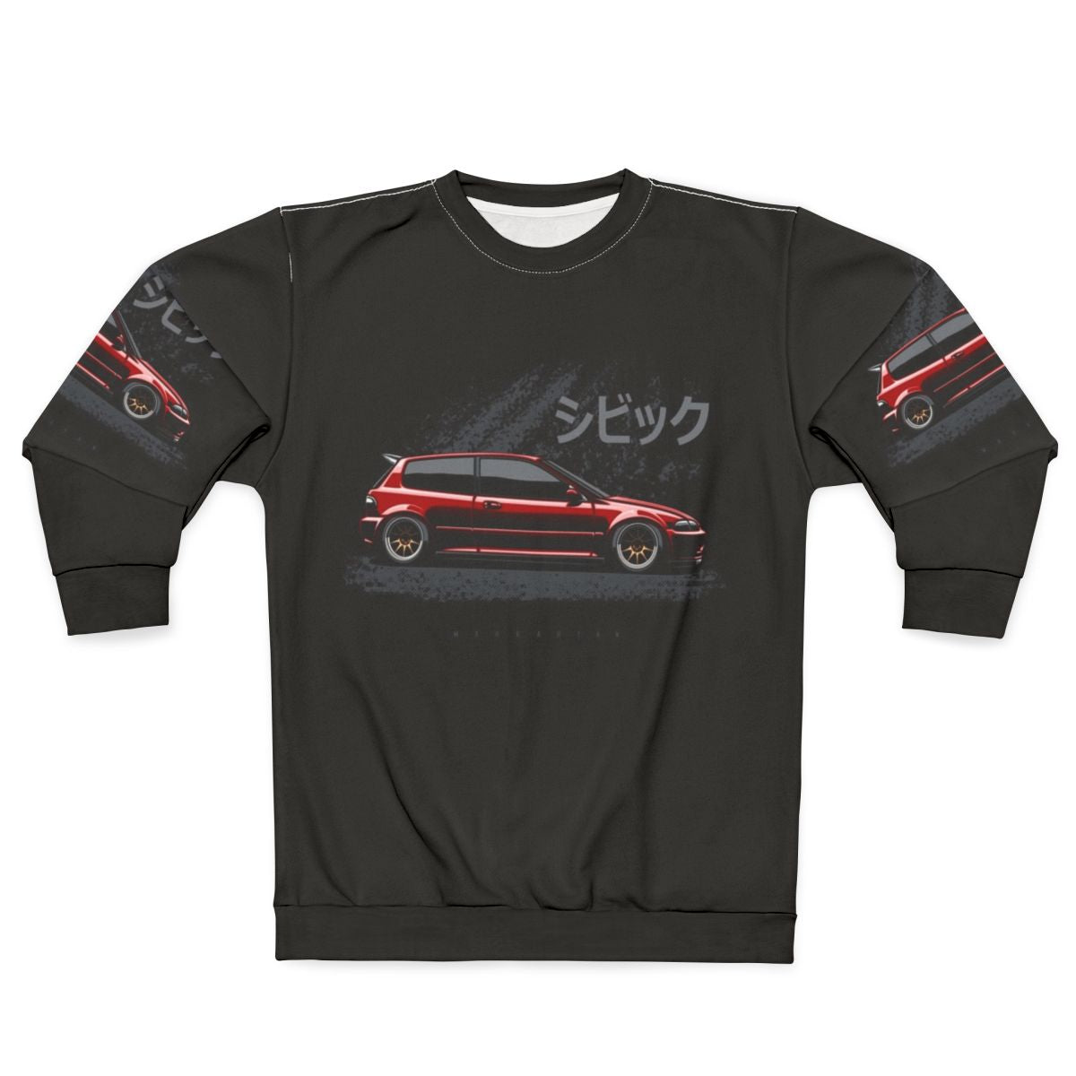 Civic EG Sweatshirt featuring Japanese legend car design