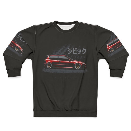 Civic EG Sweatshirt featuring Japanese legend car design