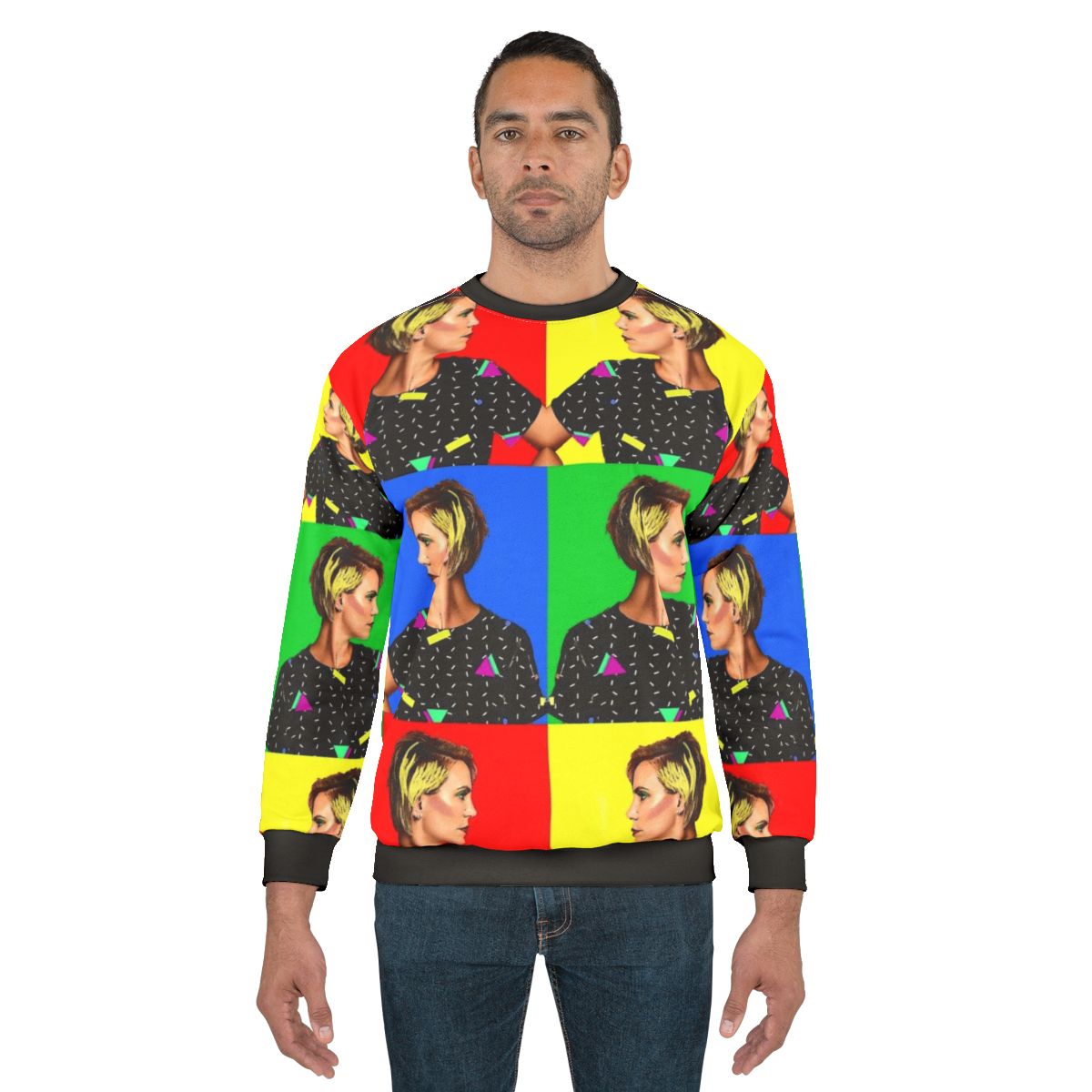 Claire Richards Back to the Future Pop Art Graphic Sweatshirt