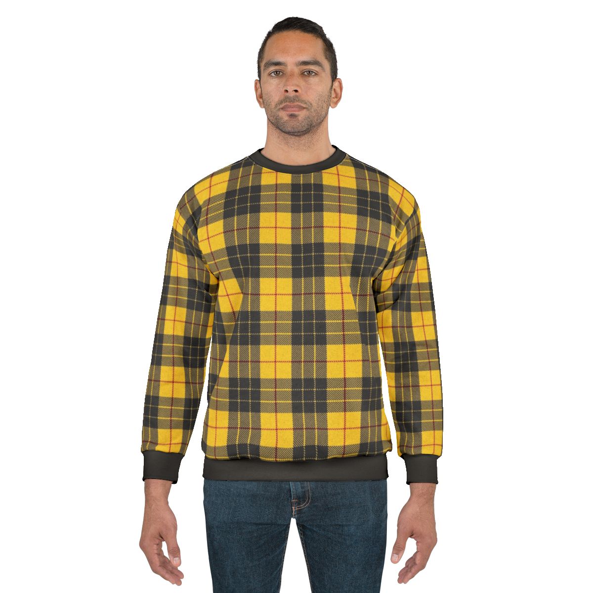 Clan Macleod Tartan Sweatshirt with Scottish Tartan Pattern