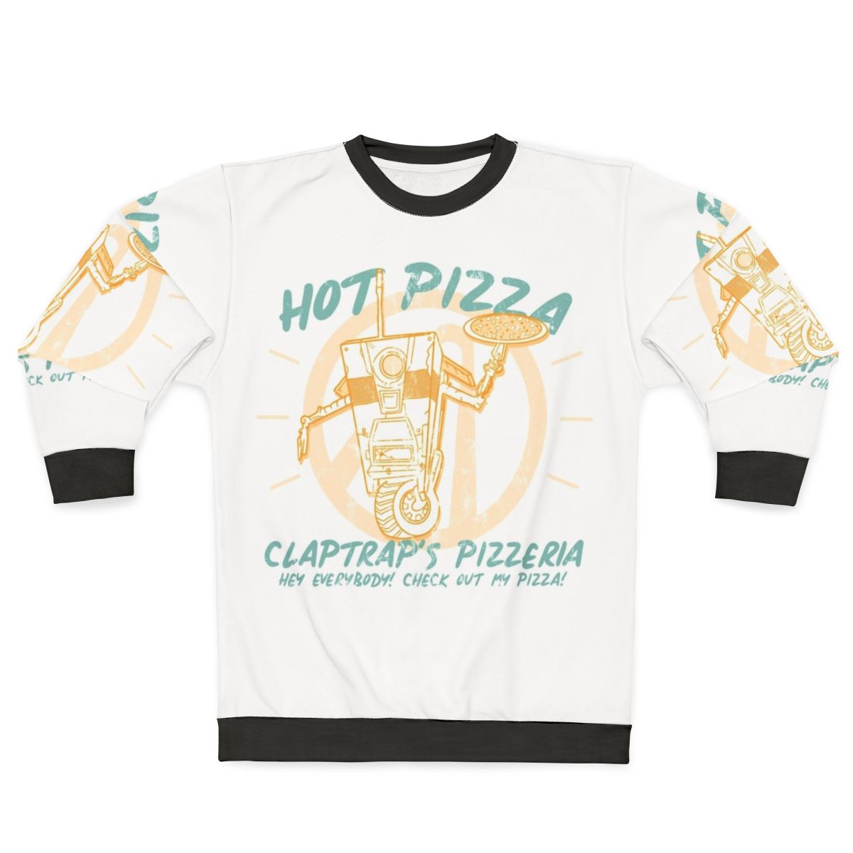 Claptrap Borderlands Video Game Themed Sweatshirt