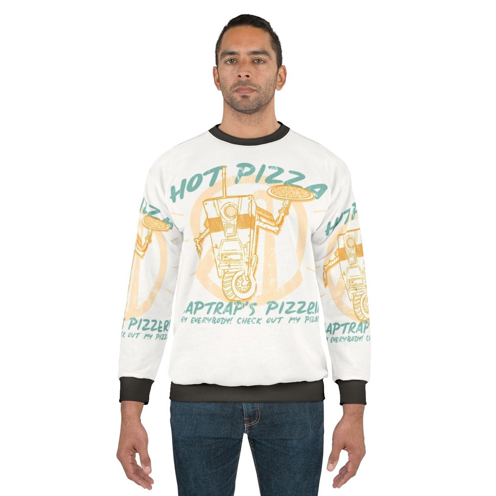 Claptrap Borderlands Video Game Themed Sweatshirt