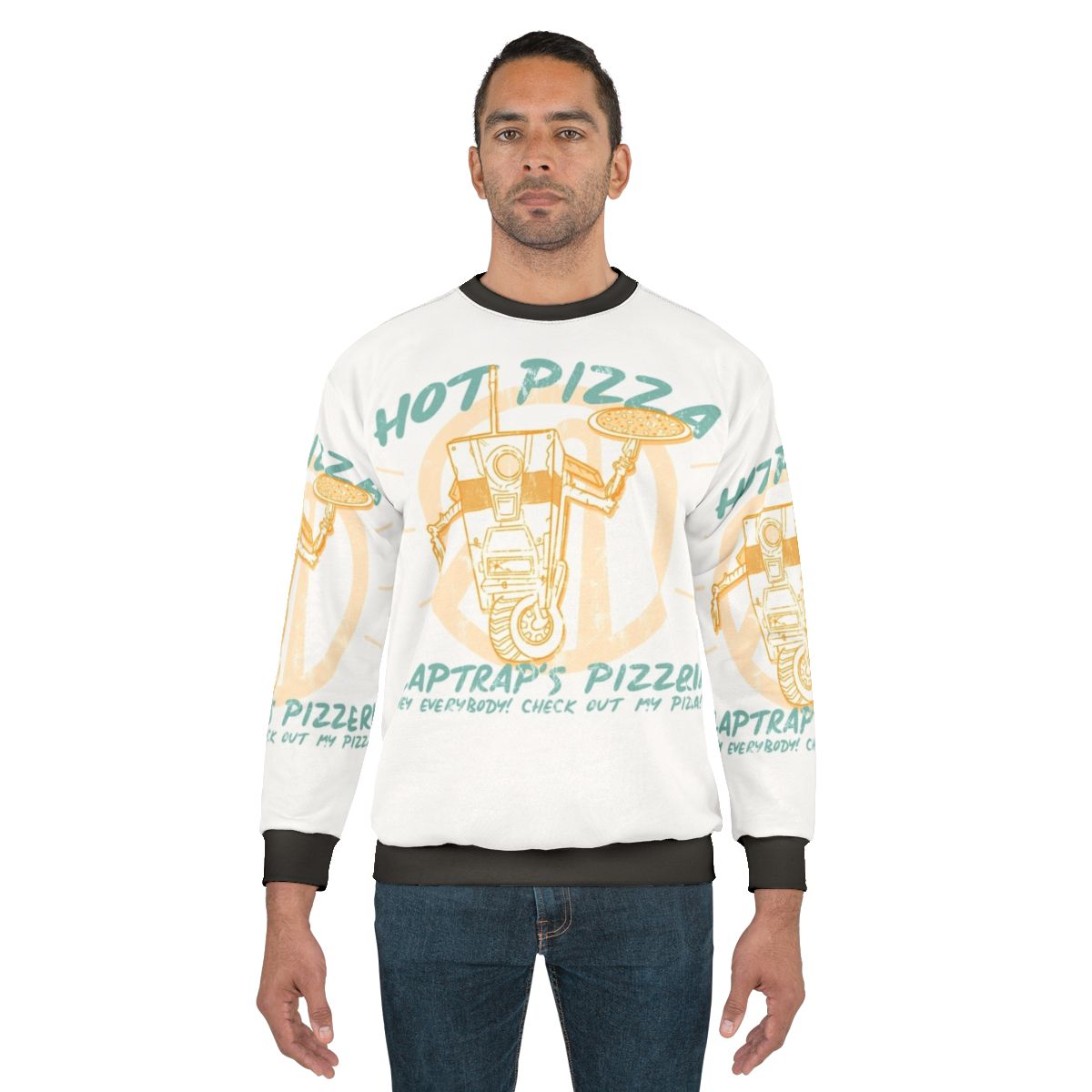 Claptrap Borderlands Video Game Themed Sweatshirt