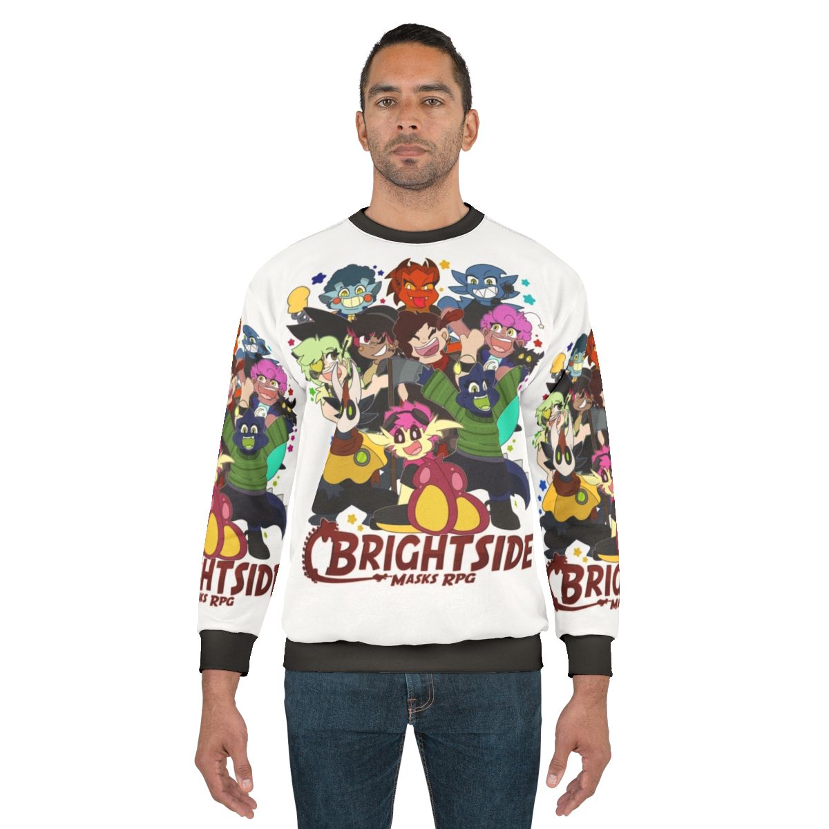 Class F Chibis Superhero Sweatshirt featuring chibi characters