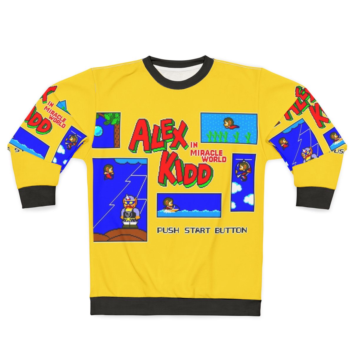 Classic Alex Kidd Retro Gaming Sweatshirt