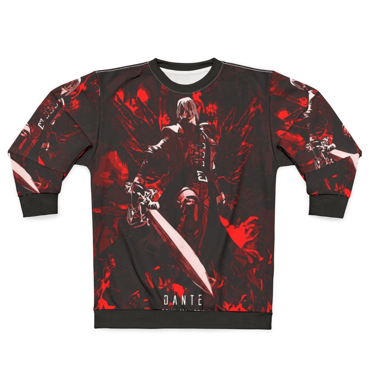 Classic Dante From Devil May Cry Gaming Sweatshirt