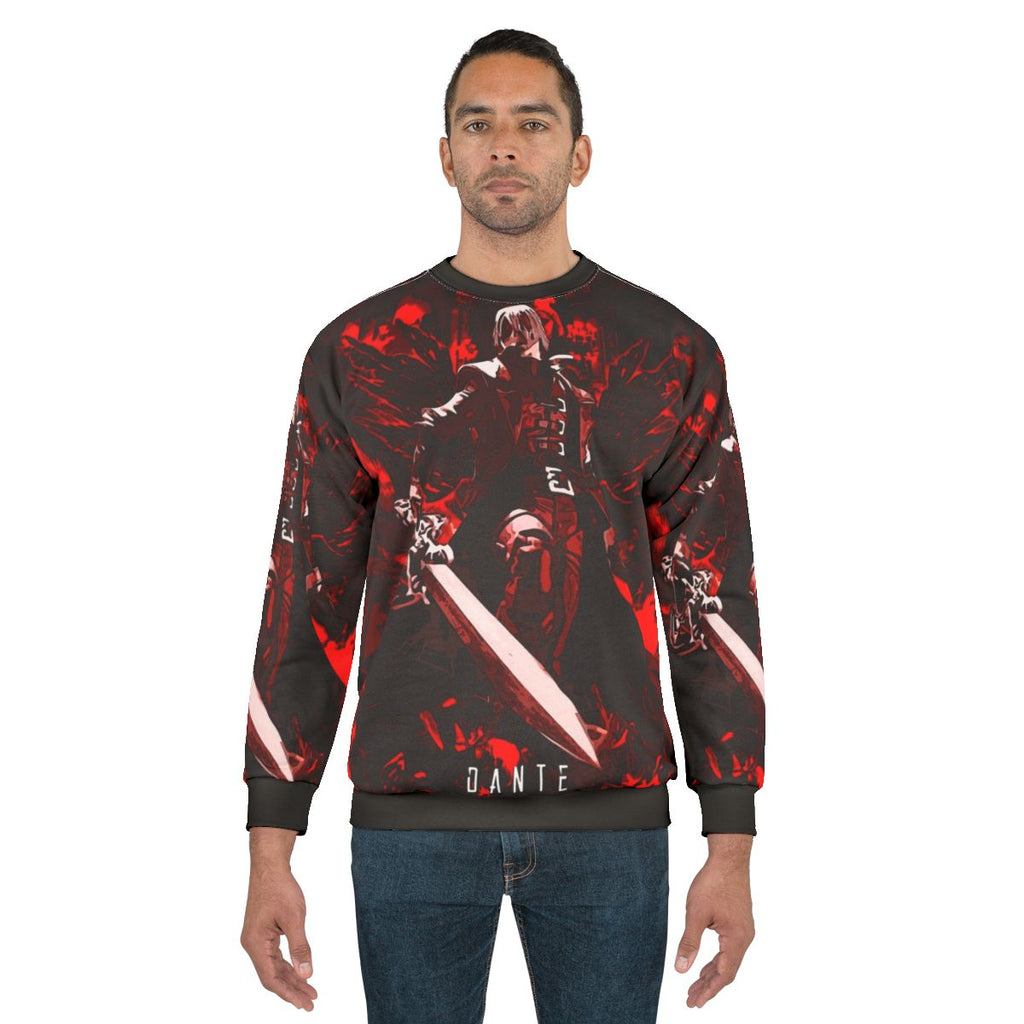 Classic Dante From Devil May Cry Gaming Sweatshirt