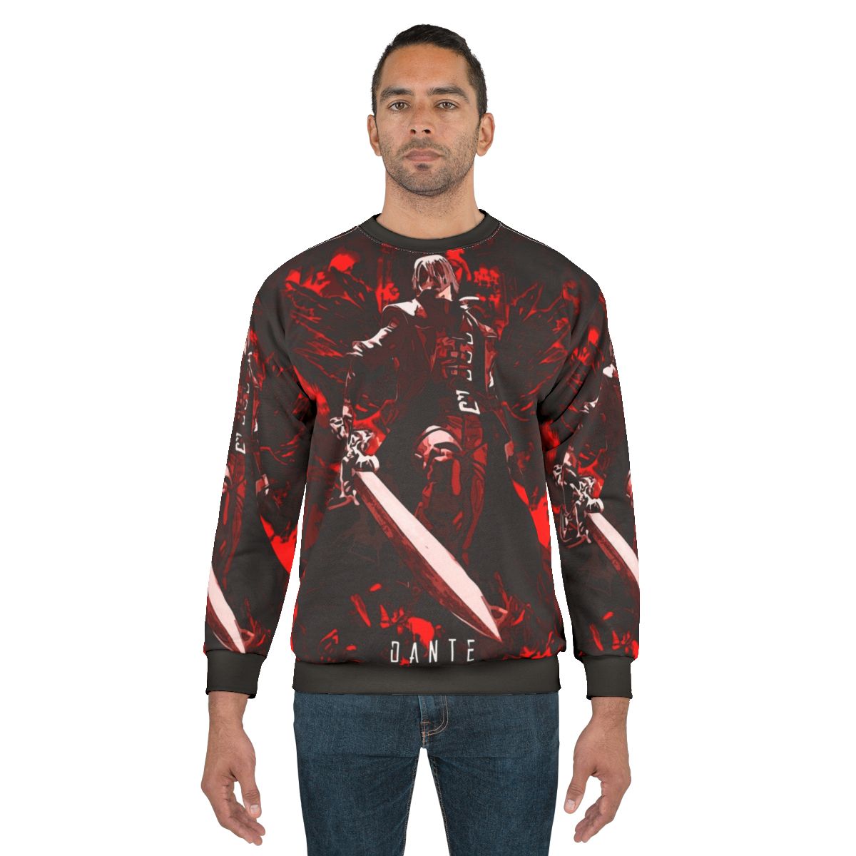 Classic Dante From Devil May Cry Gaming Sweatshirt
