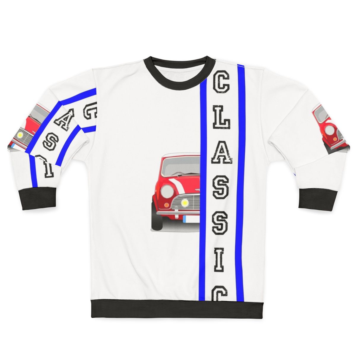 Vintage Mini Cooper Classic Car Sweatshirt