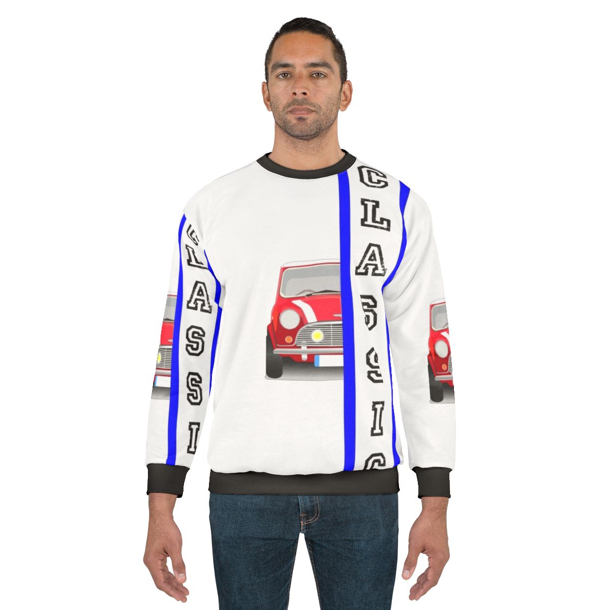Vintage Mini Cooper Classic Car Sweatshirt