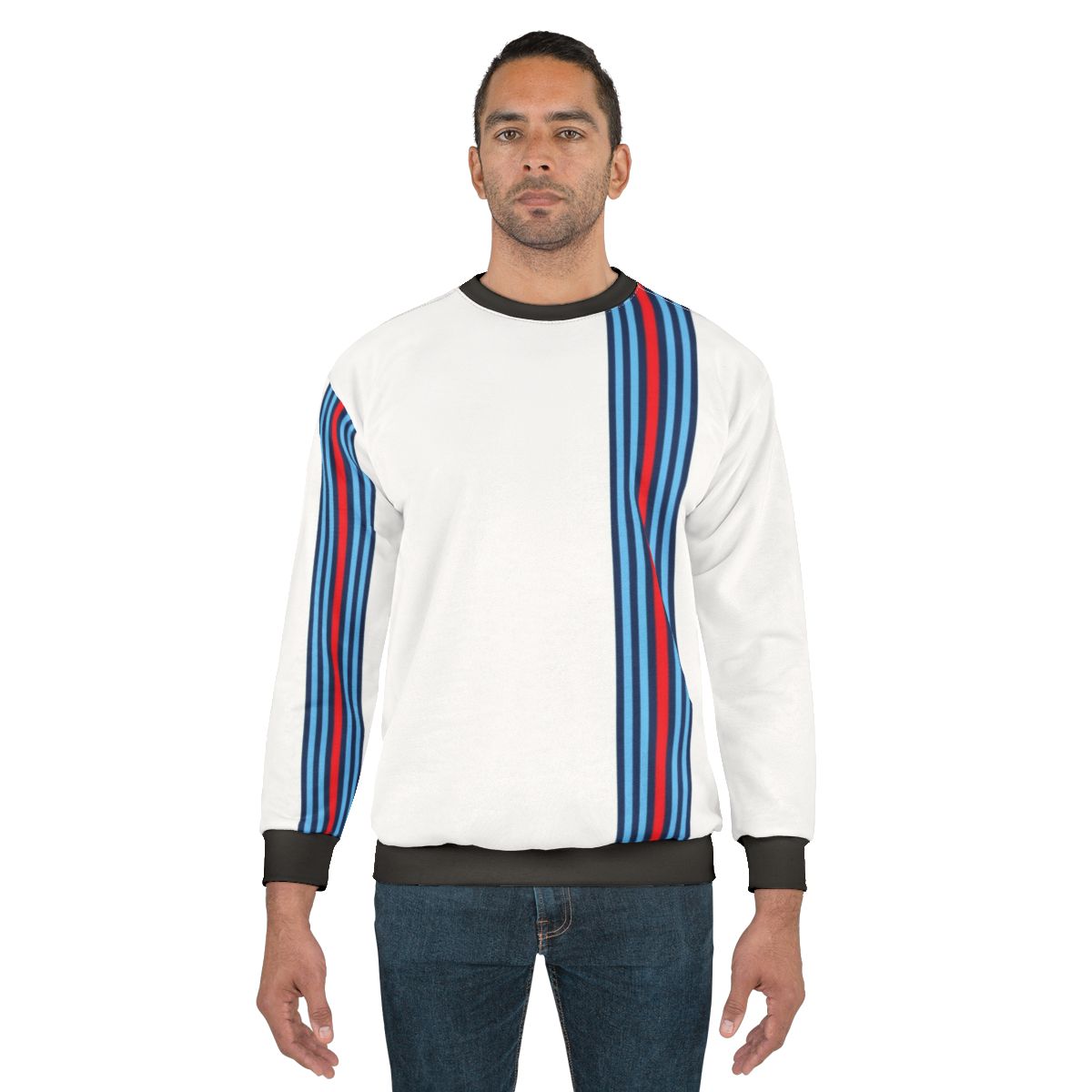 Vintage Racing Stripes Sweatshirt for Classic Car Enthusiasts