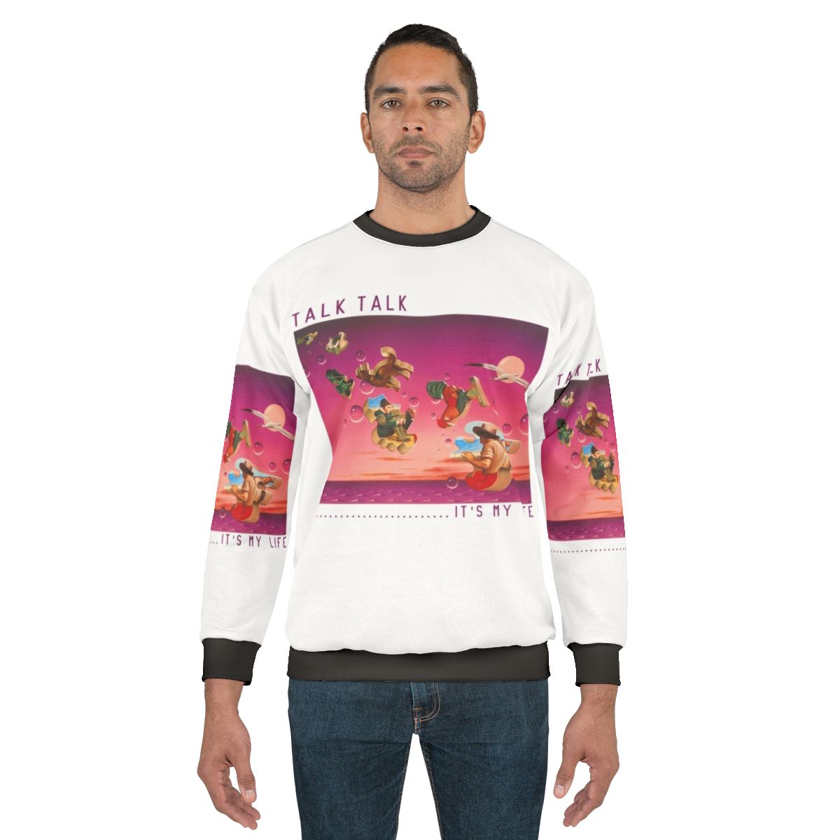 Vintage Classic Rock Music Sweatshirt with Talk Talk Spirit of Eden
