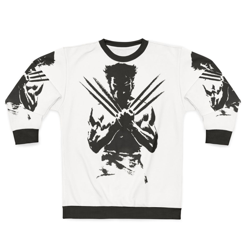 Dark fantasy claws sweatshirt with wolf and beast design