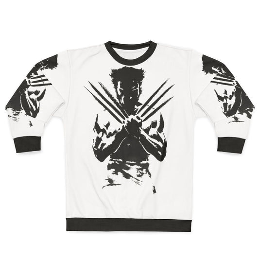 Dark fantasy claws sweatshirt with wolf and beast design
