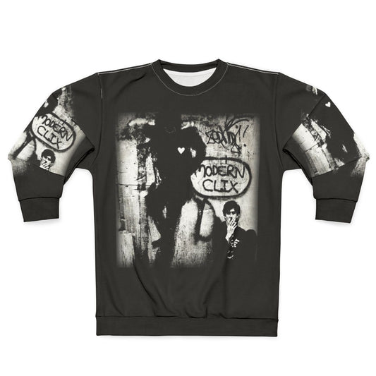 Charly Garcia modern sweatshirt with tango and graffiti inspired graphic design