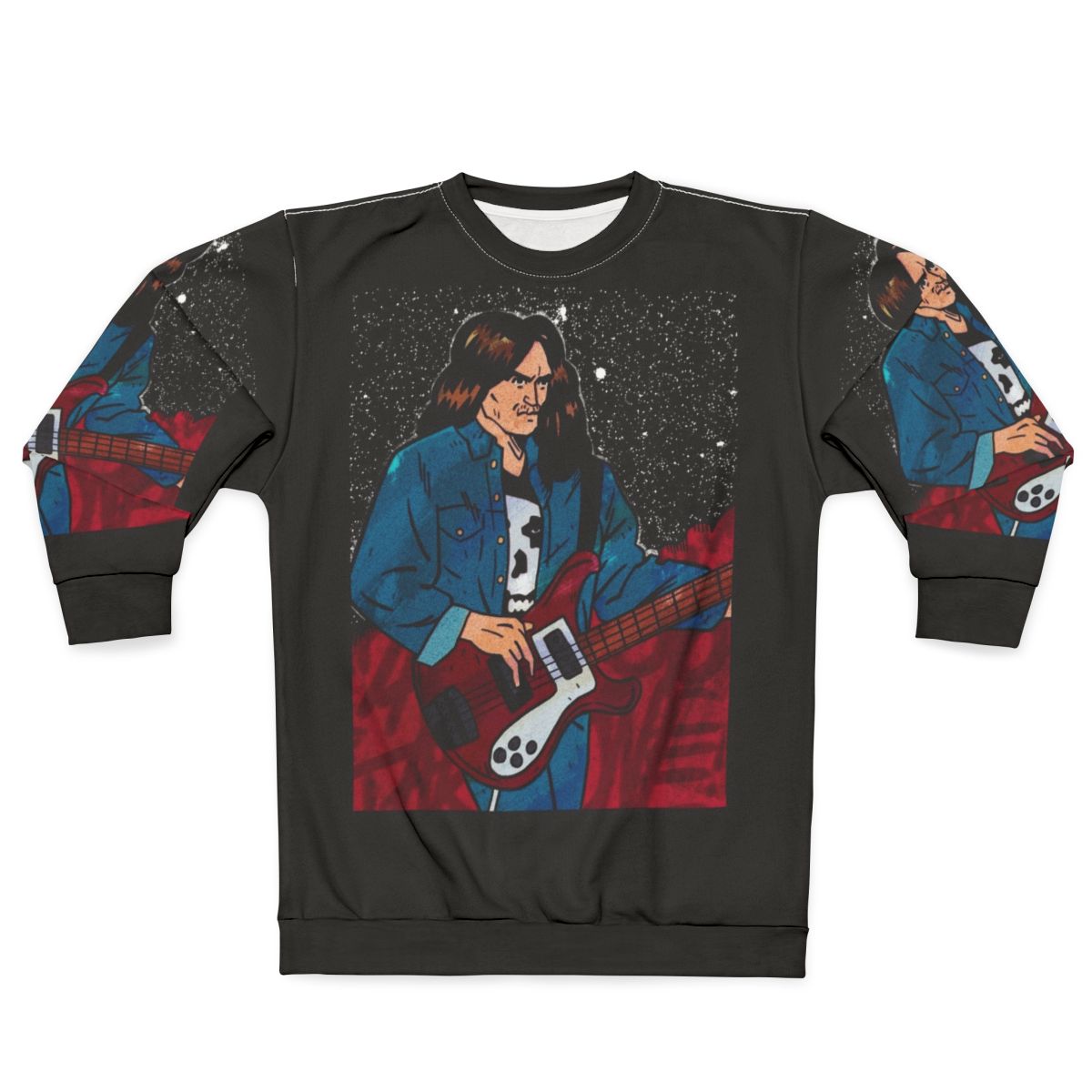 Cliff Sweatshirt with Metallica Imagery and Retro Design