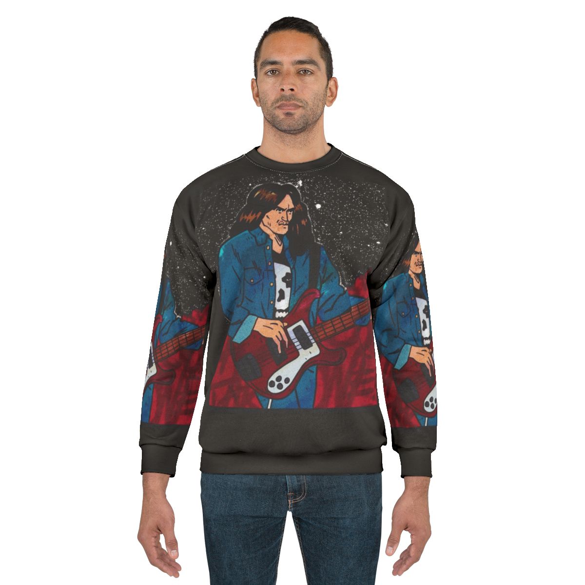 Cliff Sweatshirt with Metallica Imagery and Retro Design
