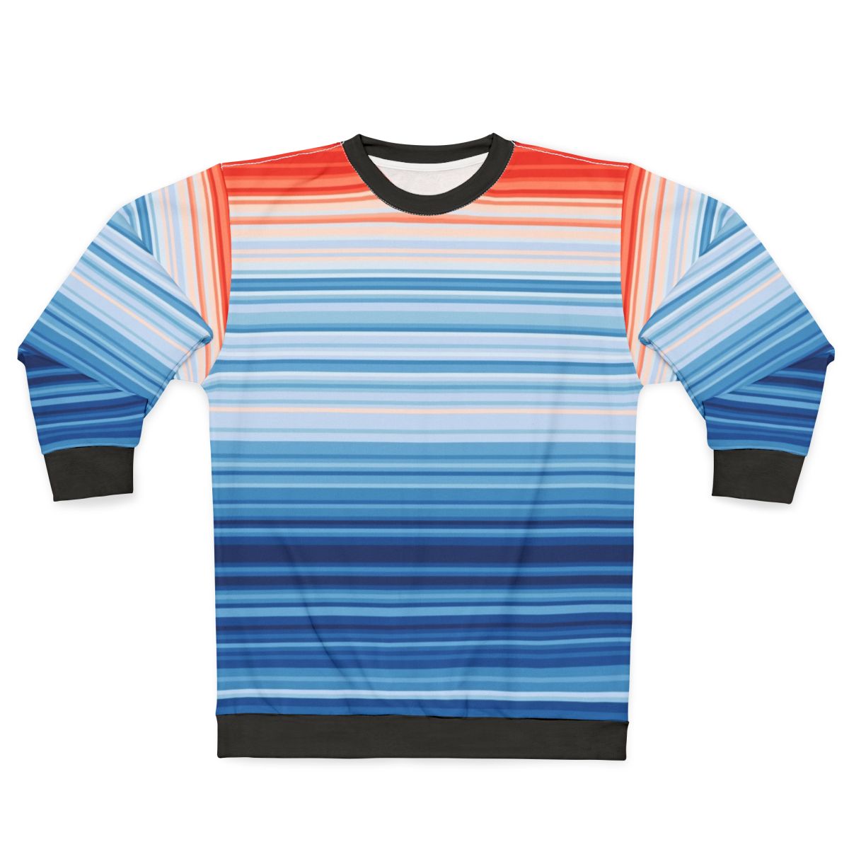 Climate Change Stripes Eco-Friendly Sweatshirt