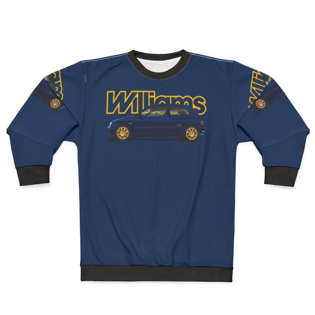 Iconic 90s Renault Clio Williams Hothatch Sporty Sweatshirt