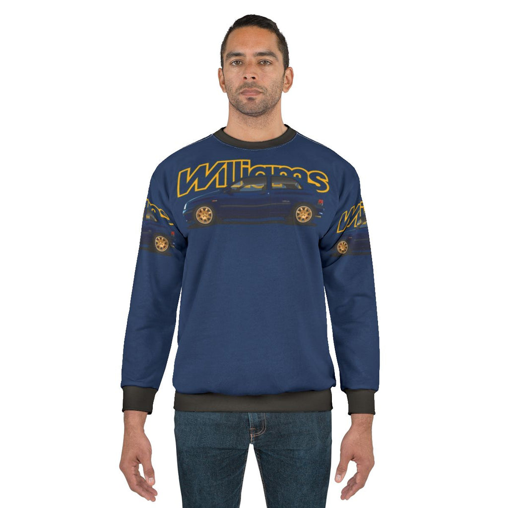 Iconic 90s Renault Clio Williams Hothatch Sporty Sweatshirt