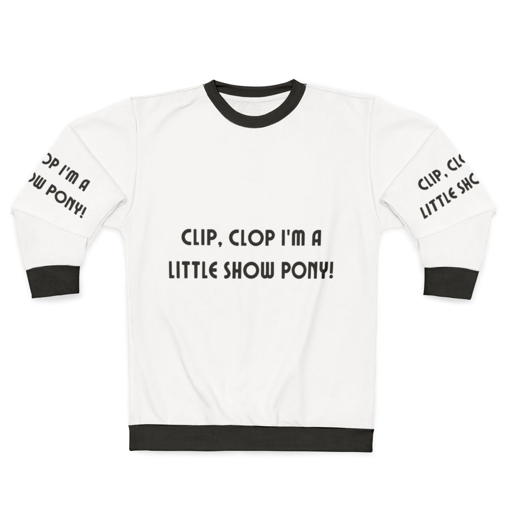 Show Pony Clip Clop Sweatshirt with Big Mouth Netflix Characters