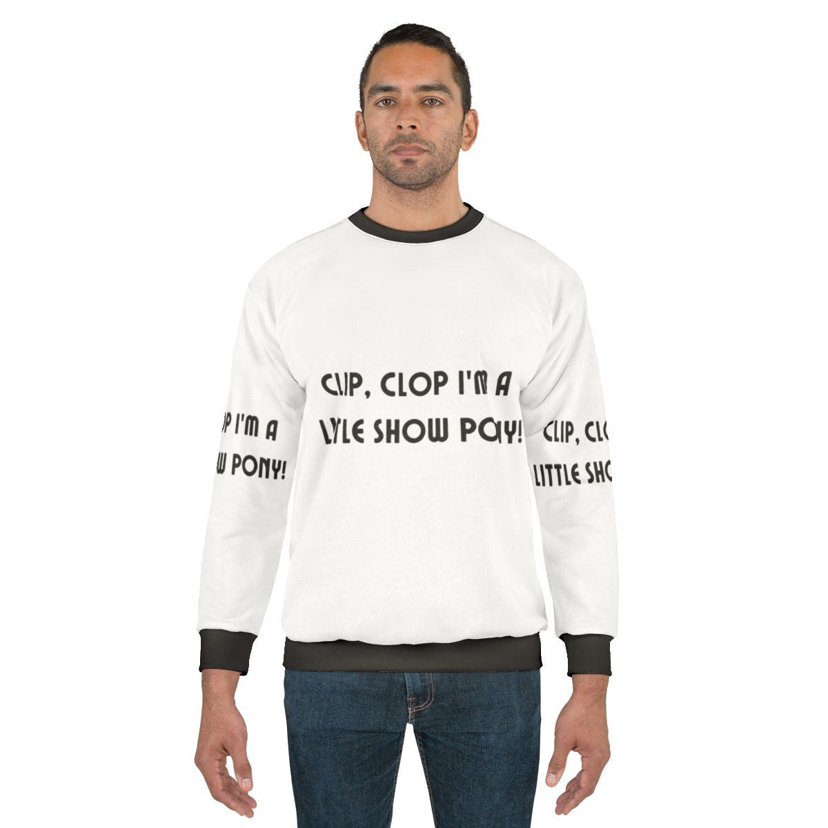 Show Pony Clip Clop Sweatshirt with Big Mouth Netflix Characters