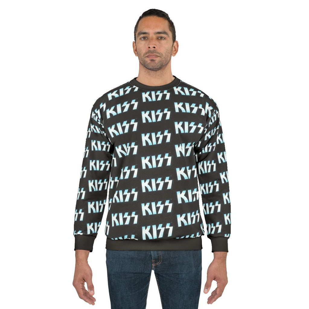 Kiss The Band Clouds Blue Sky Sweatshirt