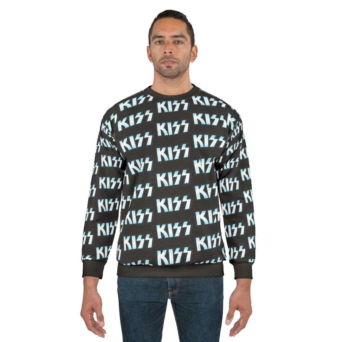 Kiss The Band Clouds Blue Sky Sweatshirt
