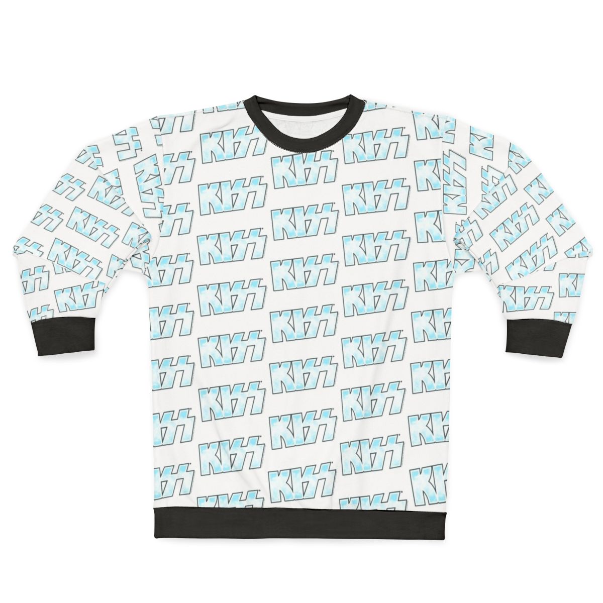 Kiss the Band Blue Sky Clouds Sweatshirt