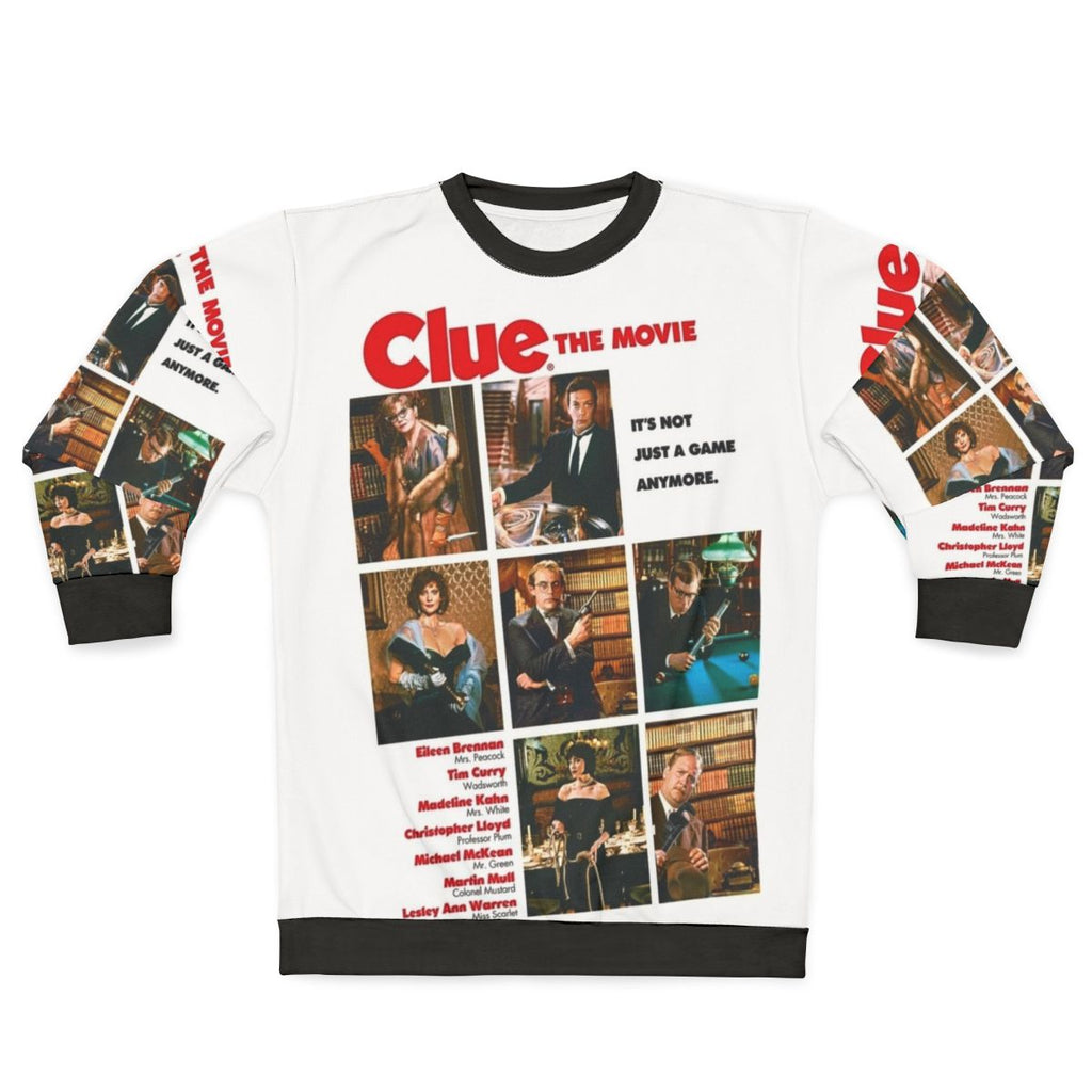 Clue 1985 movie inspired sweatshirt