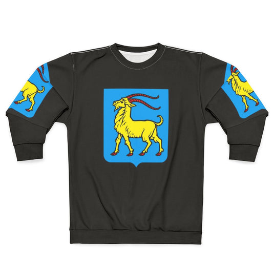 Istria Croatia Coat of Arms Sweatshirt with Heraldic Goat